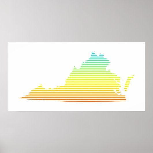 Virginia chill fade poster (Vorne)