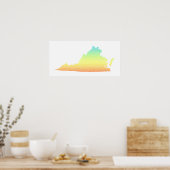Virginia chill fade poster (Küche)