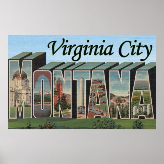 Virginia City, Montana Poster (Vorne)