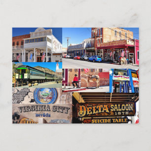 Virginia City, Nevada Postcard Postkarte