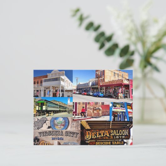 Virginia City, Nevada Postcard Postkarte (Stehend Vorderseite)
