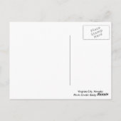 VIRGINIA CITY, NEVADA POSTCARD POSTKARTE (Rückseite)