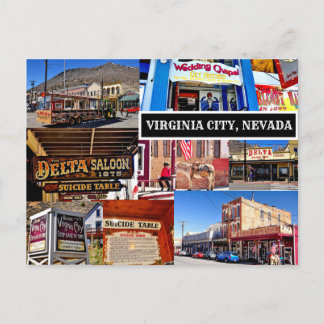 VIRGINIA CITY, NEVADA POSTCARD POSTKARTE
