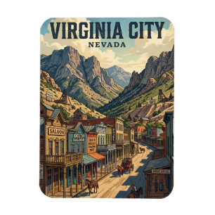 Virginia City USA Magnet