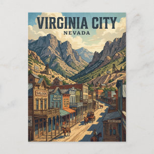 Virginia City USA Postkarte