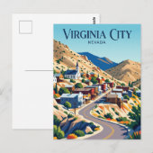 Virginia City USA Postkarte (Vorne/Hinten)