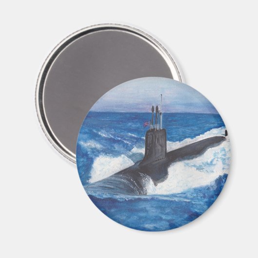 Virginia Class Warriors U-Boot Magnet (Vorderseite/Rückseite)