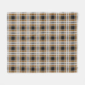 Virginia Commonwealth University - Tartan Fleecedecke (Vorderseite (Horizontal))