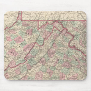 Virginia, Delaware, Maryland und West Virginia Mousepad