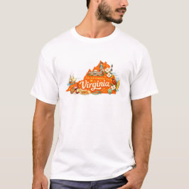 Virginia Der Staat der alten Herrschaft Vintage-Ka T-Shirt