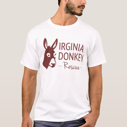 Virginia-Esel-Rettung T-Shirt (Vorderseite)