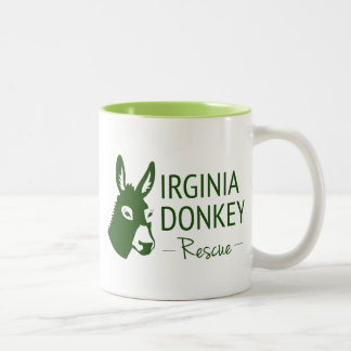 Virginia-Esel-Rettung Zweifarbige Tasse