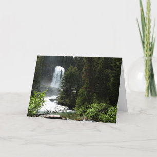 Virginia Falls at Glacier National Park Karte