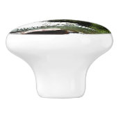 Virginia Falls at Glacier National Park Keramikknauf (Seitenansicht)