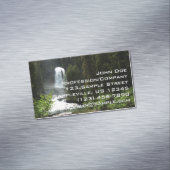 Virginia Falls at Glacier National Park Magnetische Visitenkarte (Beispiel)
