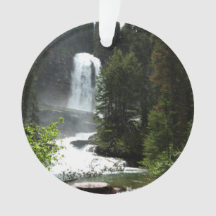 Virginia Falls at Glacier National Park Ornament