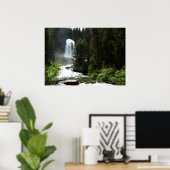 Virginia Falls at Glacier National Park Poster (Heimbüro)