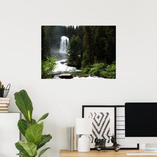 Virginia Falls at Glacier National Park Poster (Heimbüro)