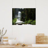 Virginia Falls at Glacier National Park Poster (Küche)