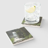 Virginia Falls at Glacier National Park Steinuntersetzer (Seitenansicht)