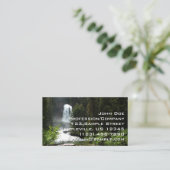 Virginia Falls at Glacier National Park Visitenkarte (Stehend Vorderseite)