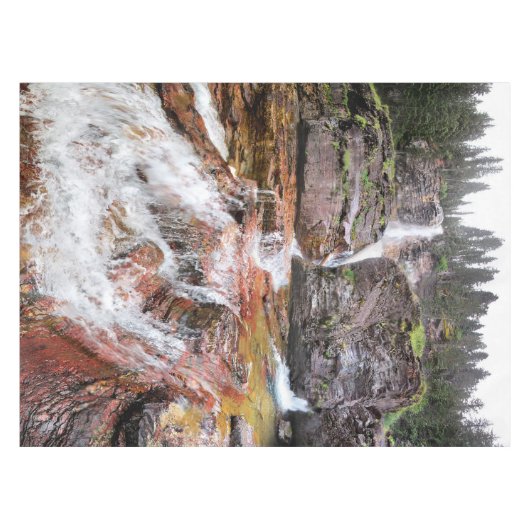 Virginia Falls - Glacier National Park Tischdecke (Vorderseite (Horizontal))