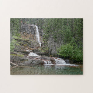 Virginia Falls II im Glacier-Nationalpark Puzzle