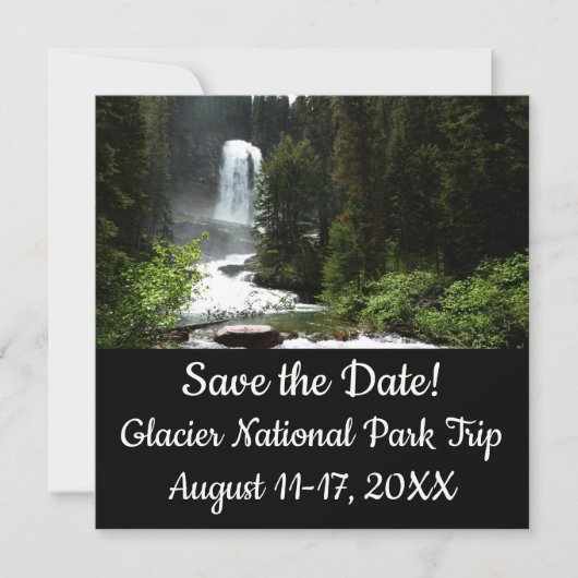 Virginia Falls im Glacier-Nationalpark (Vorderseite)