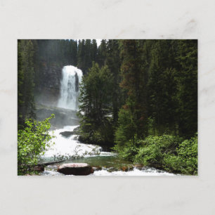 Virginia Falls im Glacier-Nationalpark Postkarte