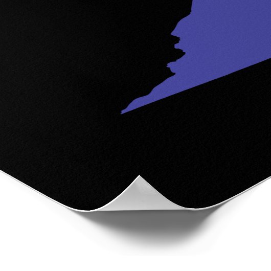 Virginia-Farbburge Poster (Ecke)