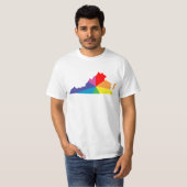 Virginia-Farbburge T-Shirt (Vorne ganz)