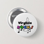 Virginia-Felsen Button (Vorne & Hinten)