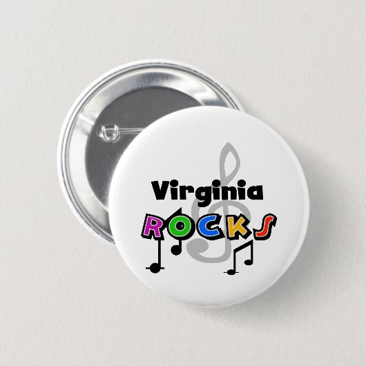 Virginia-Felsen Button (Vorne & Hinten)