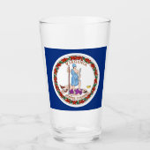 VIRGINIA FLAG GLAS (Vorderseite)