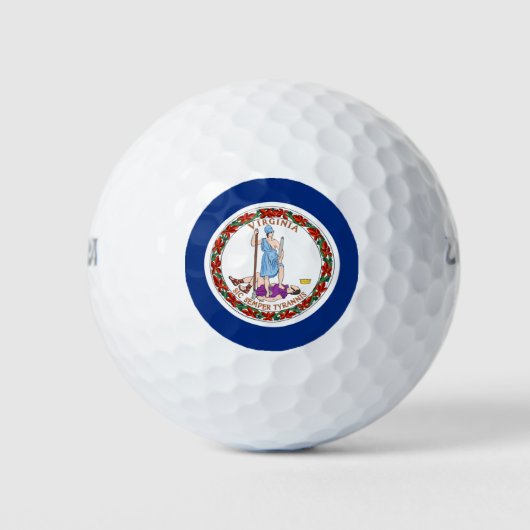VIRGINIA FLAG GOLFBALL (Vorderseite)
