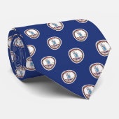 Virginia Flag Krawatte (Gerollt)