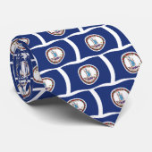 Virginia Flag Krawatte (Gerollt)