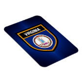 Virginia Flag Magnet (Rechte Seite)