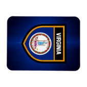 Virginia Flag Magnet (Horizontal)