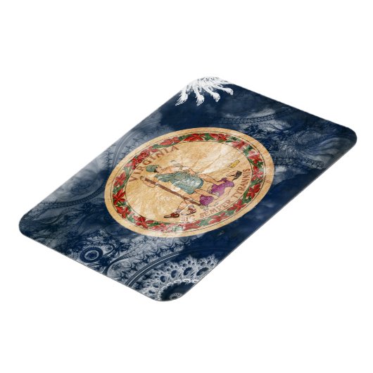 Virginia Flag Magnet (Linke Seite)