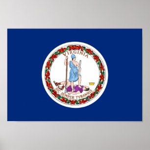 Virginia Flag Poster