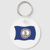 Virginia Flag Schlüsselanhänger (Vorderseite)