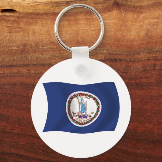 Virginia Flag Schlüsselanhänger (Vorderseite)