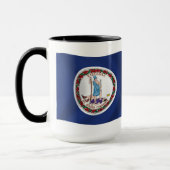 Virginia Flag Tasse (Links)