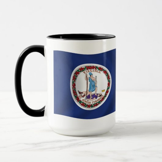 Virginia Flag Tasse (Links)