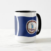 Virginia Flag Tasse (VorderseiteRechts)