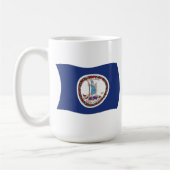 Virginia Flag Tasse (Links)