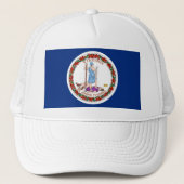 VIRGINIA FLAG TRUCKERKAPPE (Vorderseite)