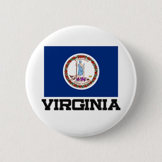 Virginia-Flagge Button (Vorderseite)