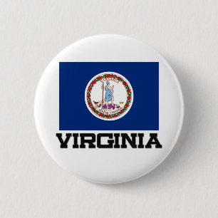 Virginia-Flagge Button
